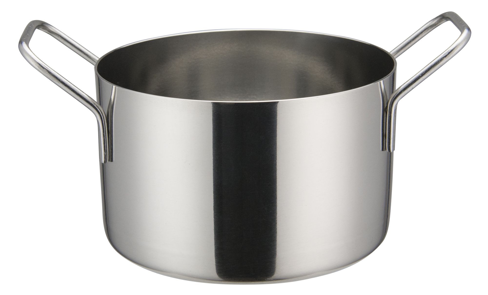 Winco DCWE-105S Stainless Steel 4-3/4" Dia x 3" H Mini Casserole