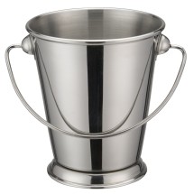 Winco DDSA-106S Stainless Steel 3-3/4&quot; Dia x 3-3/4&quot; H Mini Pail