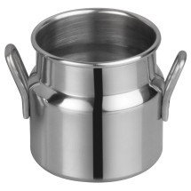 Winco DDSD-101S Stainless Steel 2&quot; Dia x 2&quot; H Mini Milk Can