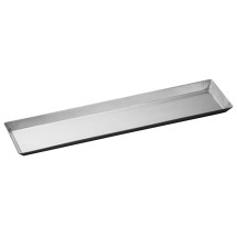 Winco DDSI-101S Stainless Steel Long Serving Tray 14-1/8&quot; x 3-1/2&quot;