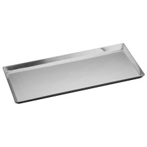 Winco DDSI-102S Stainless Steel Long Serving Tray 14-1/8&quot; x 7-1/2&quot;