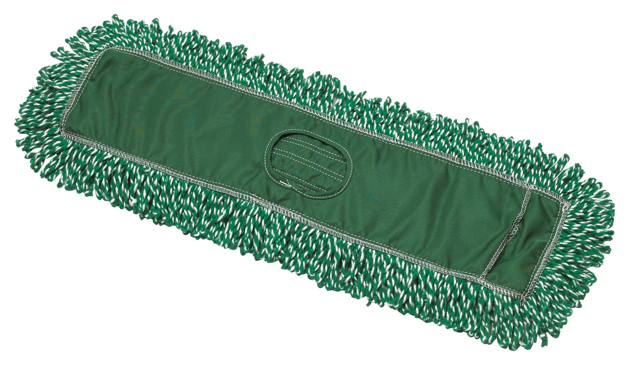 Winco DMM-24H Dust Mop Head Refill, Green, 24" x 5"
