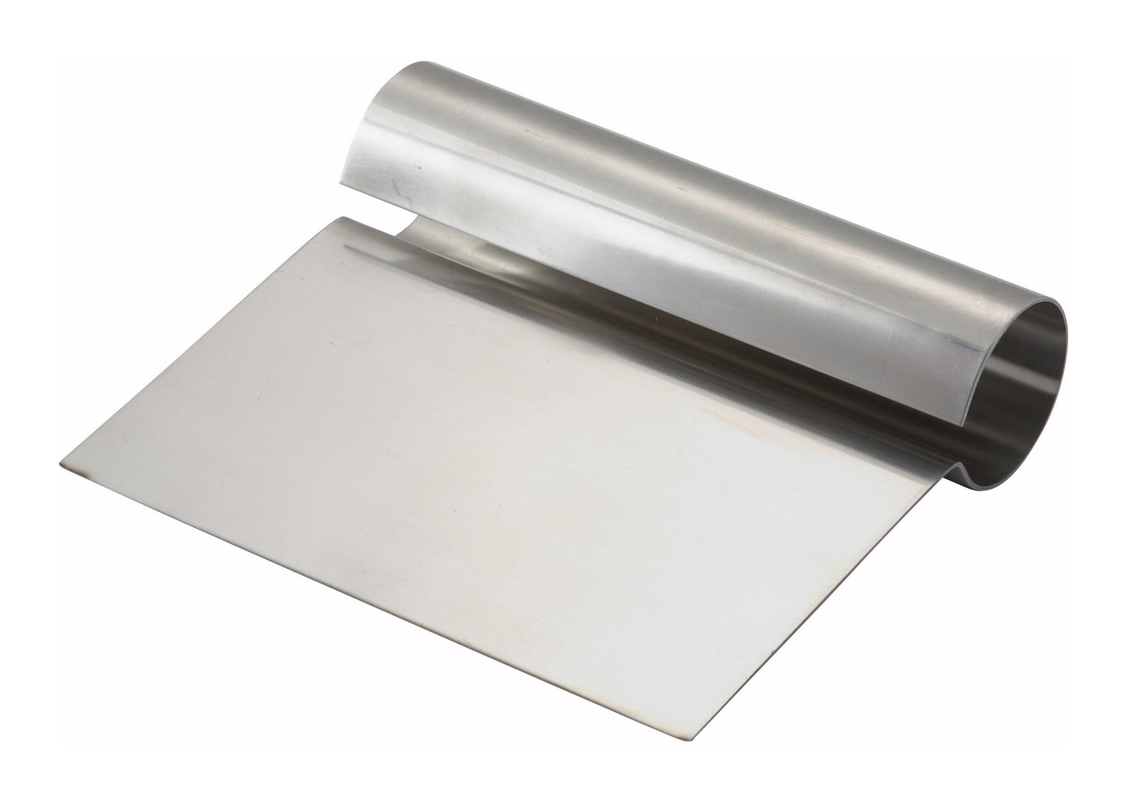 Winco DSC-1 Stainless Steel Dough Scraper, 5-1/4" x 4-1/4"