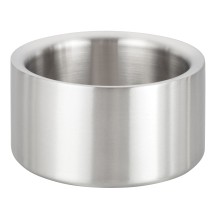 Winco DWCC-5 Stainless Steel Double-Wall Wine Coaster 5&quot; Dia.