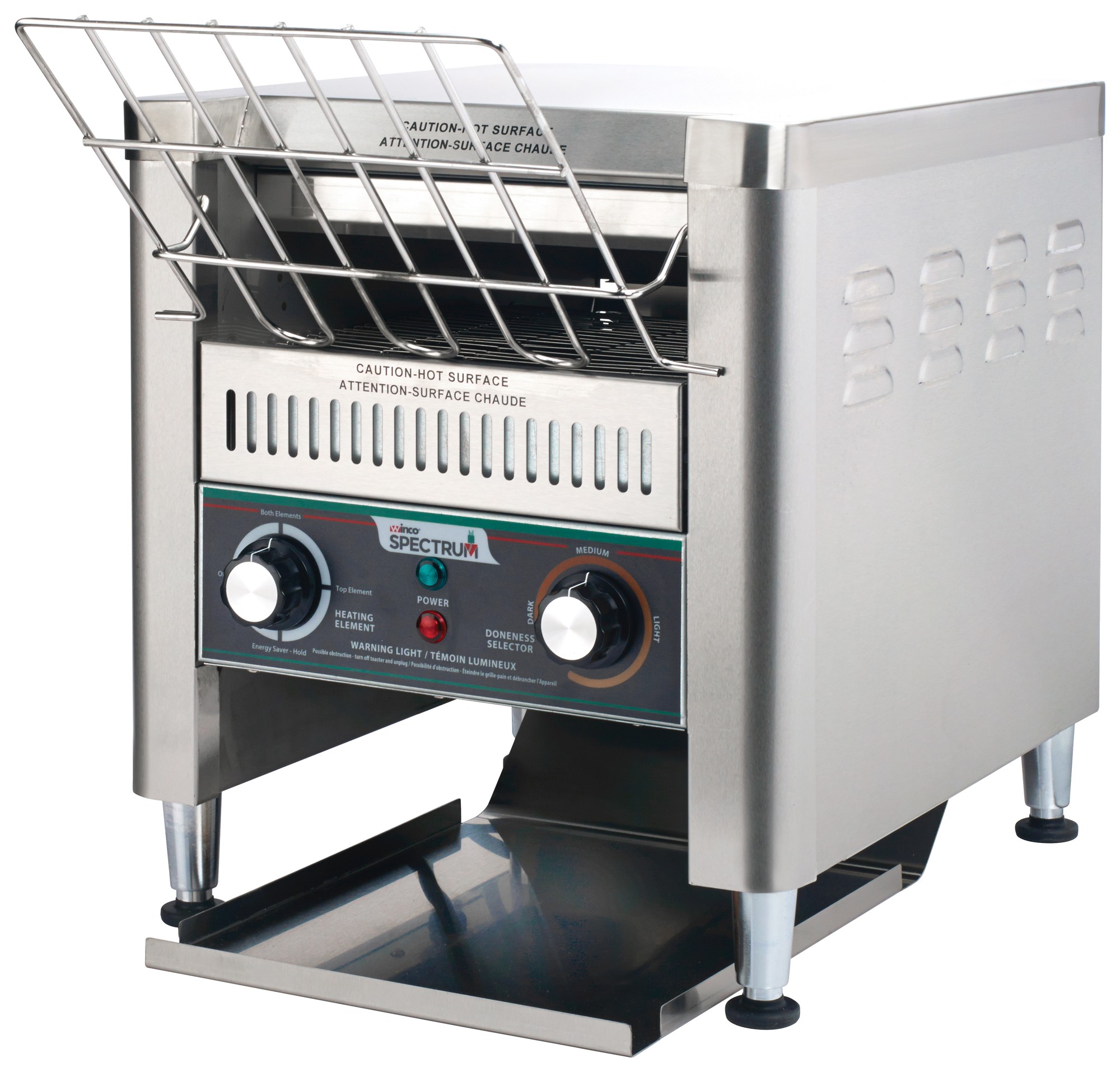 Winco ECT-300 Spectrum Conveyor Toaster, 300 Slices/Hr.