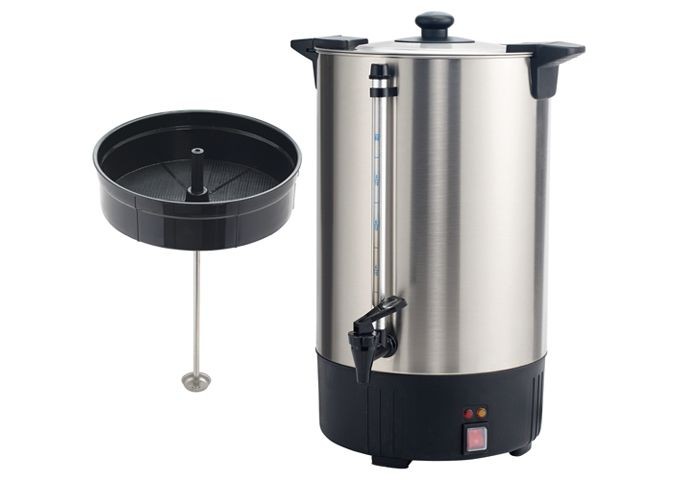 Winco ECU-50A Commercial Stainless Steel Coffee Urn 50-Cup, 120V