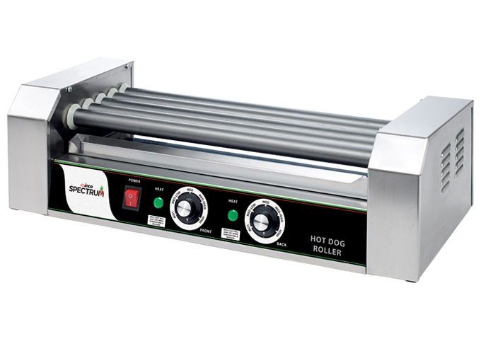 Winco EHDG-5R Spectrum RollsRight 12-Hot Dog Roller Grill