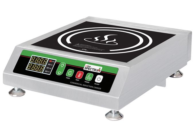 Winco EICS-18 Spectrum Commercial Electric Countertop Induction Cookers, 120V