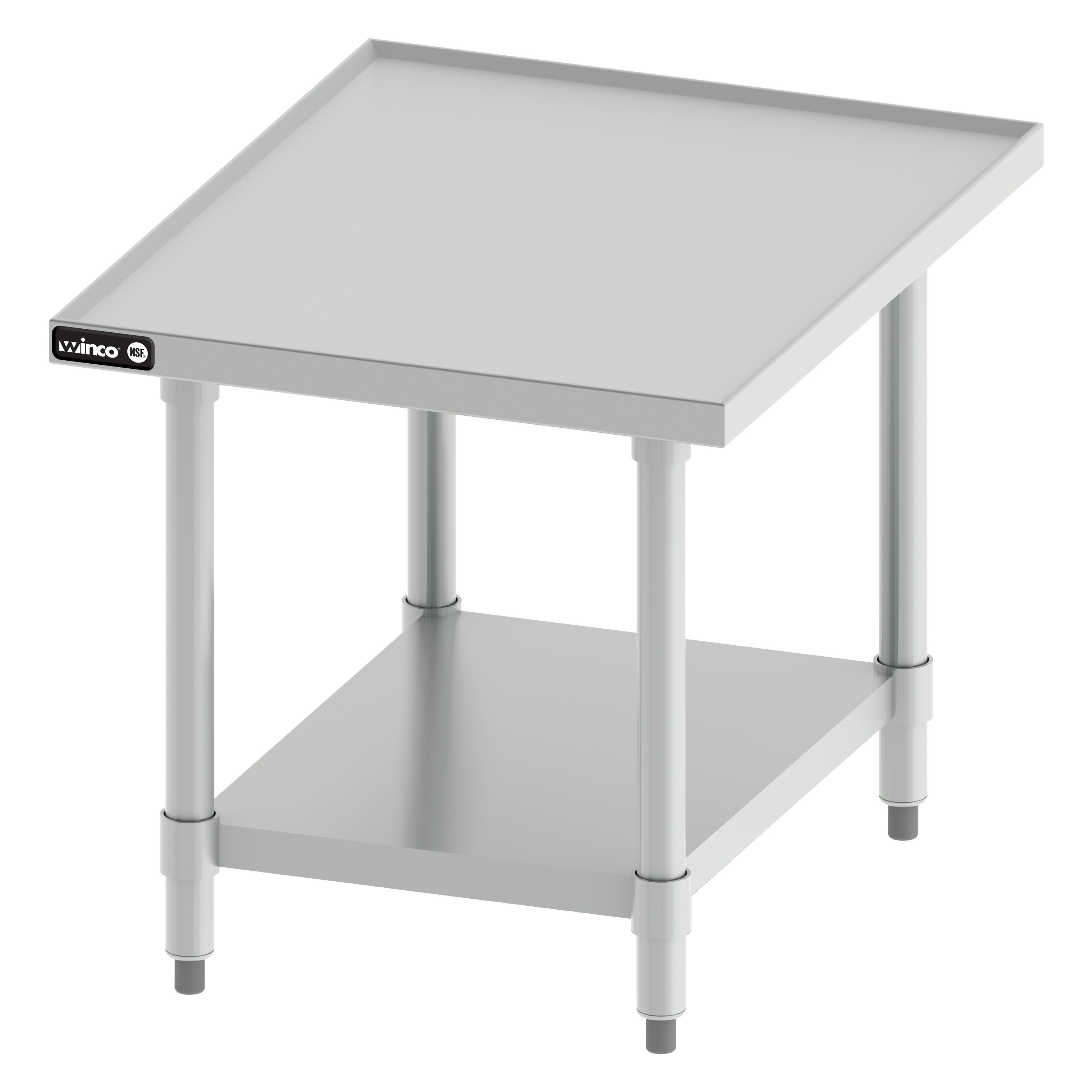 Winco EMT-2424 Stainless Steel Equipment Stand for Mixer/Slicer