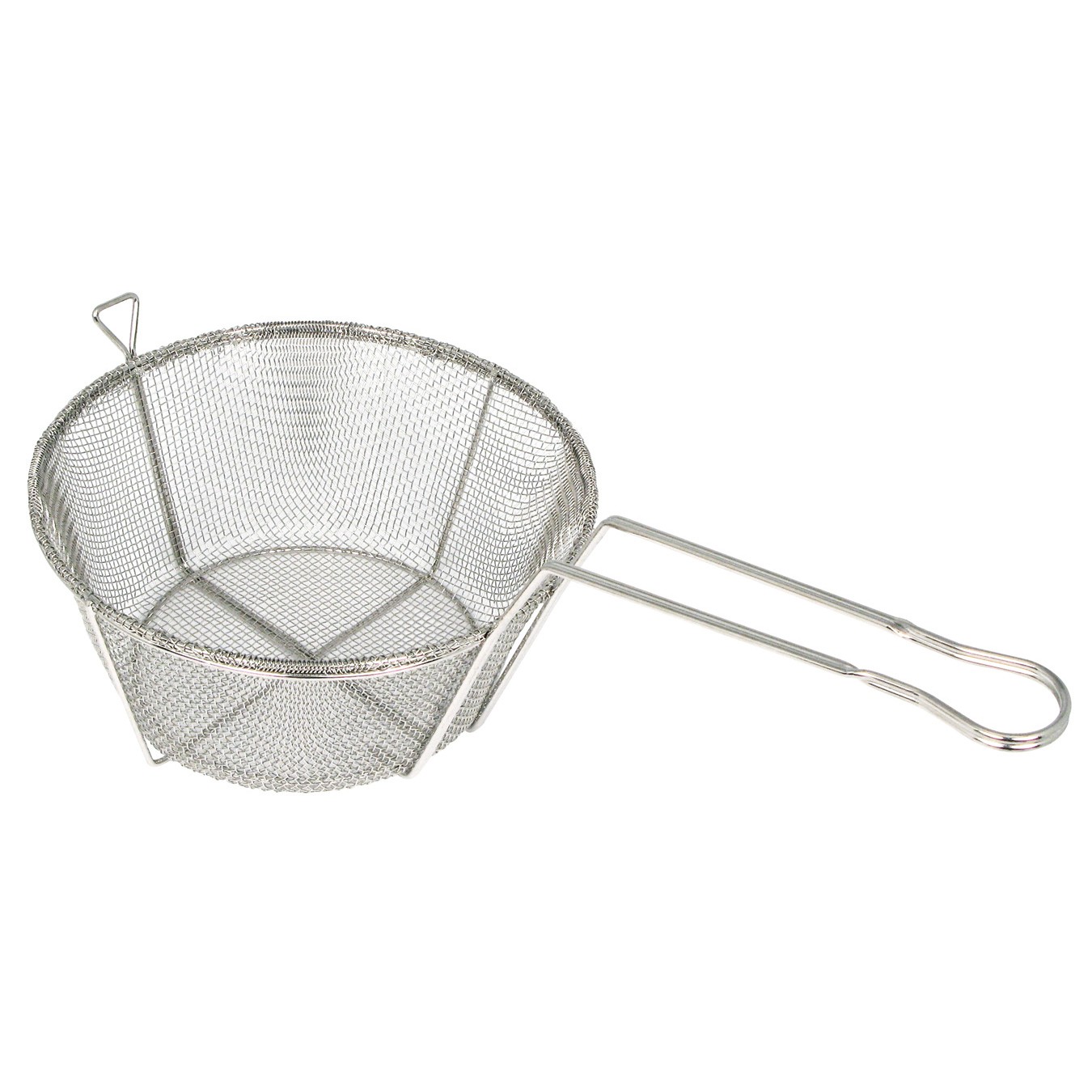 Winco FBRS-11 Round 6-Mesh Wire Fry Basket 10-1/2"