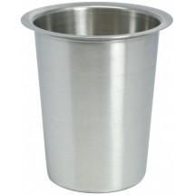 Winco FC-SL Solid Stainless Steel Flatware Cylinder 4-1/2&quot;