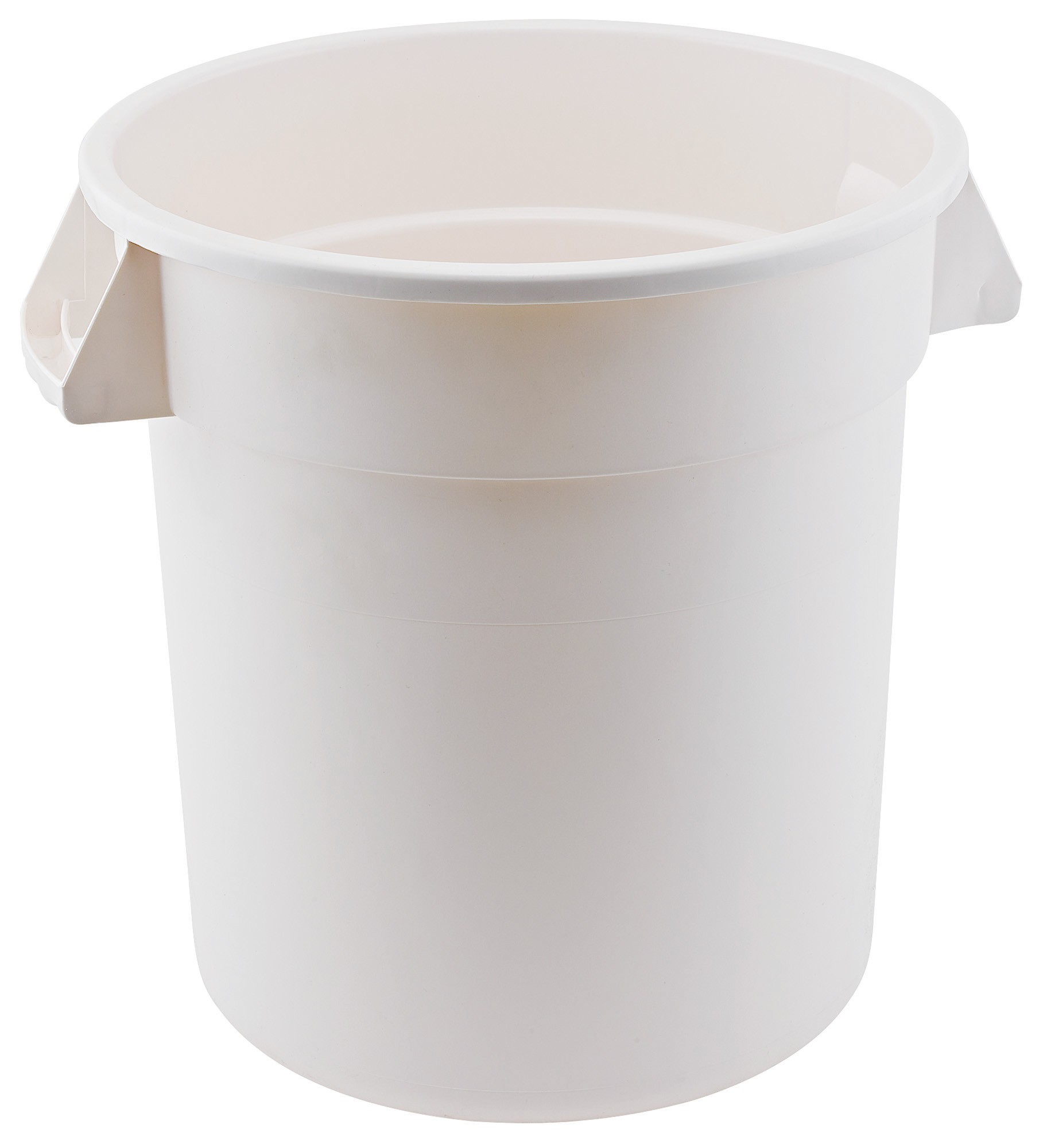 Winco FCW-20 20 Gallon Heavy Duty White Polyethylene Container