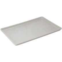 Winco FFT-1826 White Plastic Fast Food Tray, 18" x 26"