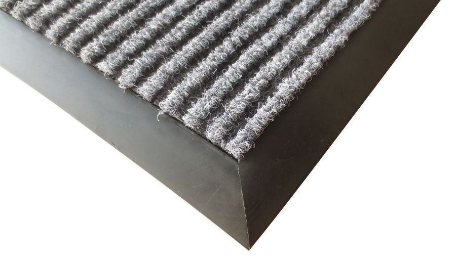 Winco FMC-35C Charcoal Carpet Floor Mat 3" x 5"
