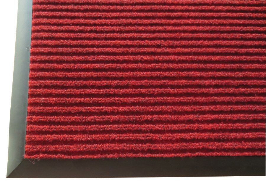 Winco FMC-46U Burgundy Carpet Floor Mat 4" x 6"