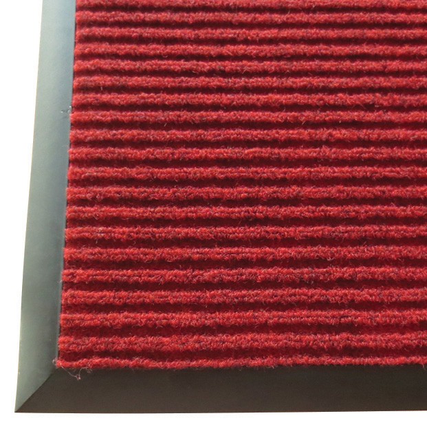 Winco FMC-46U Burgundy Carpet Floor Mat 4" x 6"