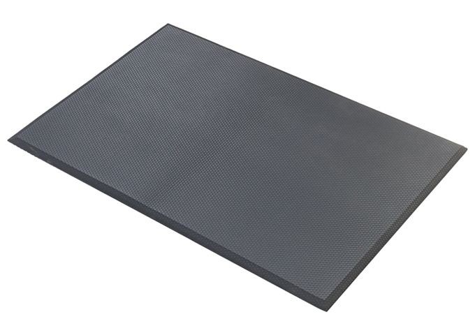 Winco FMG-23K Black Anti-Fatigue Floor Mat, 2' x 3'