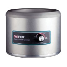 Winco FW-11R500 11 Qt. Round Food Warmer / Cooker, 120V, 1250 W