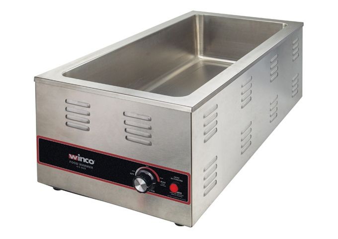 Winco FW-L600 4/3 Size Electric Food Warmer, 27" x 12"