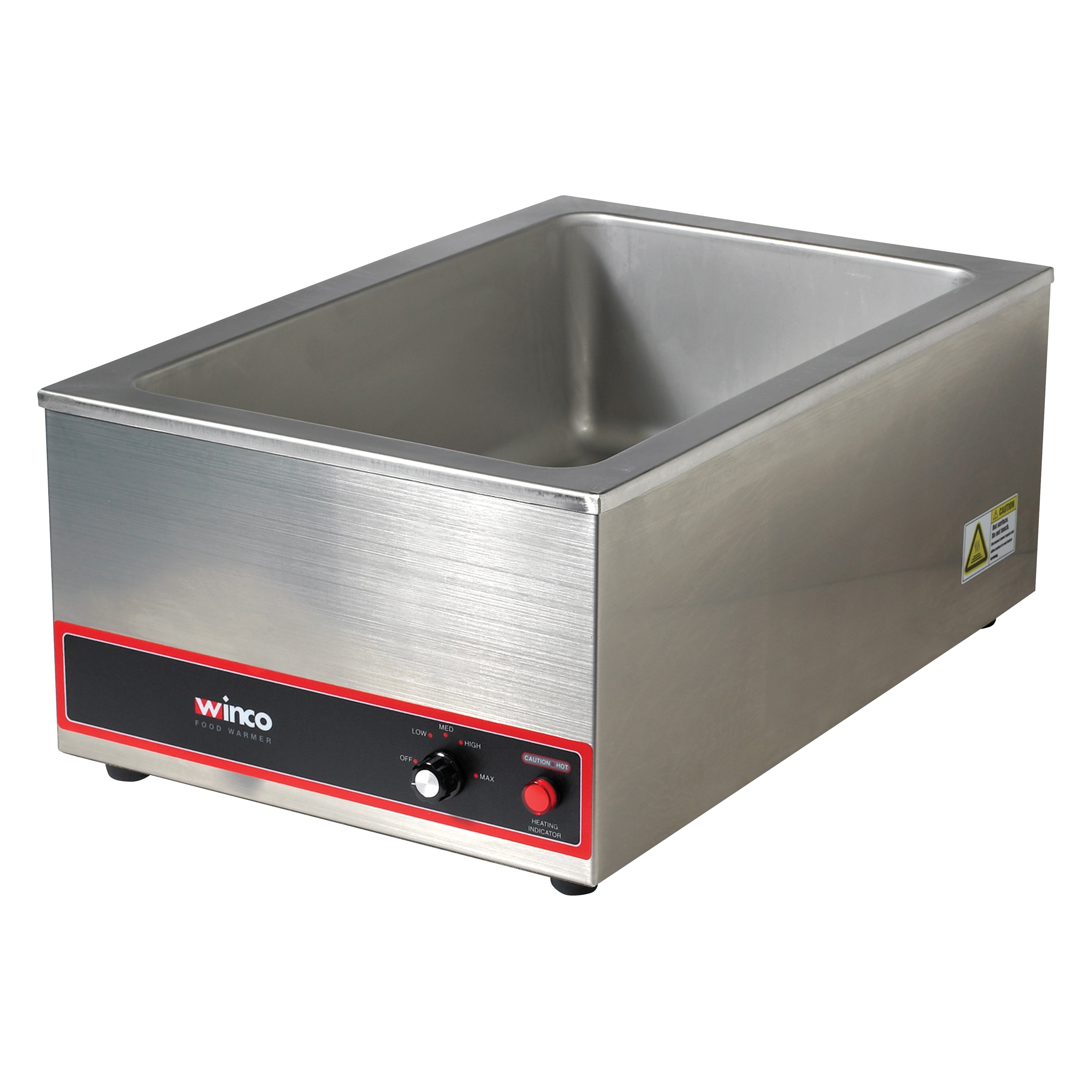 Winco FW-S500 Full Size Electric Food Warmer 1200 Watt