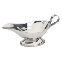 Winco GBS-10 Stainless Steel 10 oz. Gravy Boat
