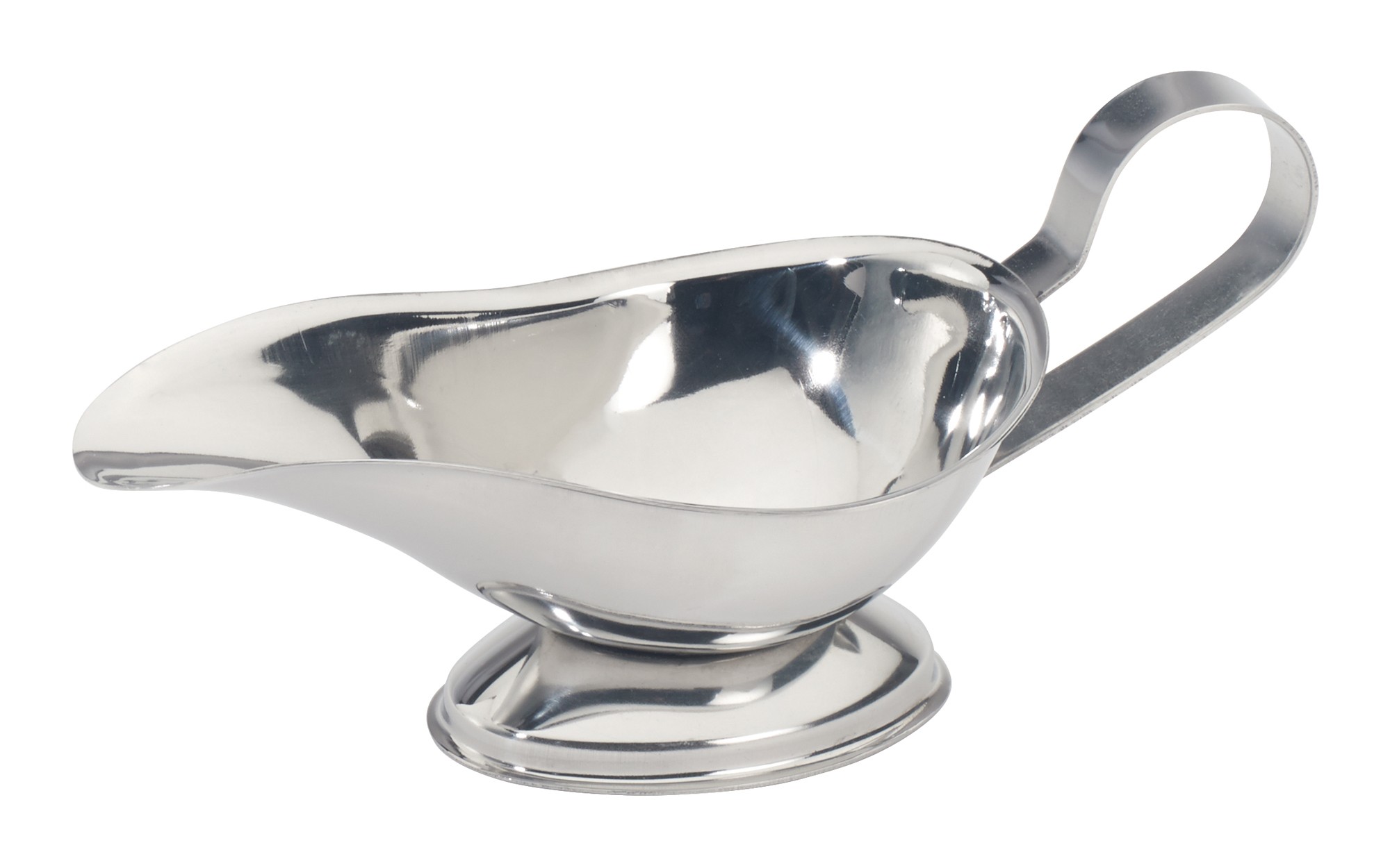 Winco GBS-3 Stainless Steel 3 oz. Gravy Boat