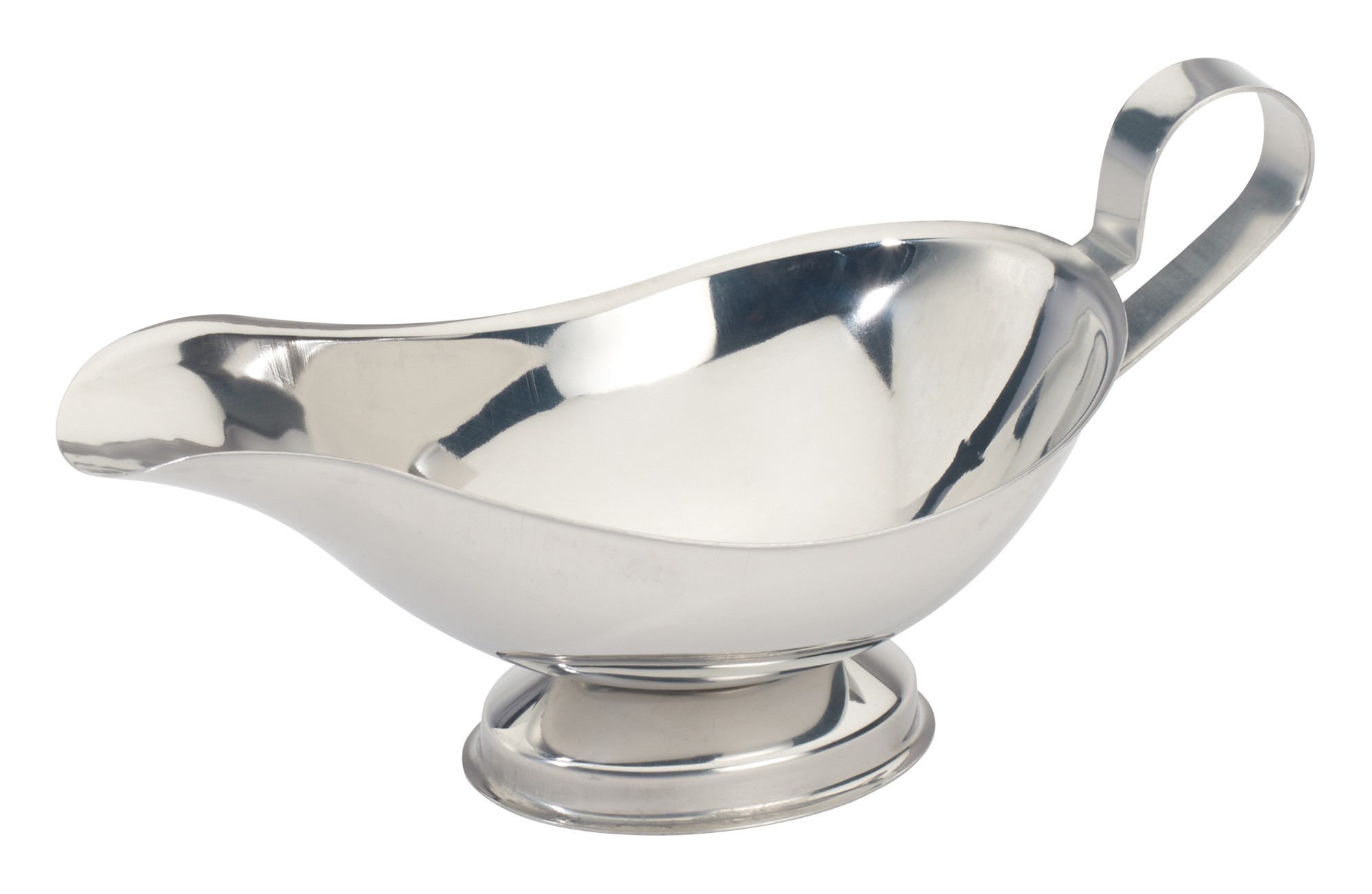Winco GBS-8 Stainless Steel 8 oz. Gravy Boat