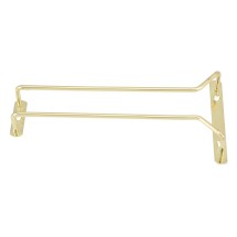 Winco GH-10 Brass Plated Wire Glass Hanger Rack 10"
