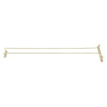 Winco GH-24 Brass Plated Wire Glass Hanger Rack 24"
