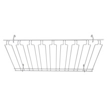 Winco GHC-1836 Overhead Chrome-Plated Glass Rack 18" x 36" x 4"