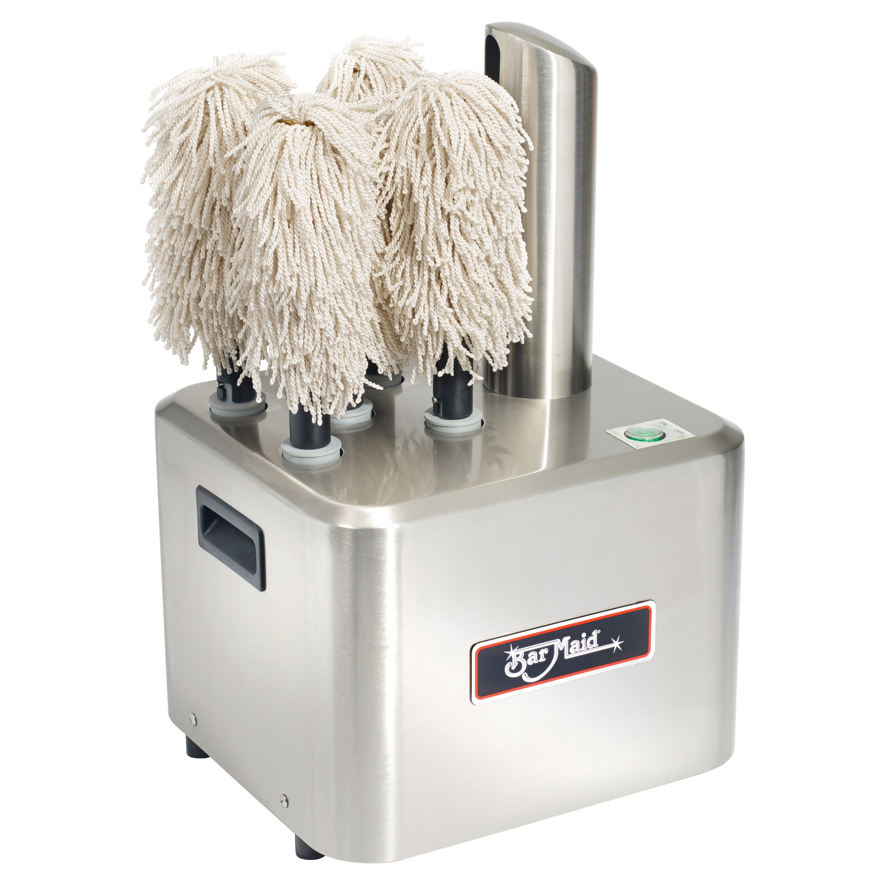 Winco GP-100 Bar Maid Glass Polisher with 5 Polishing Heads