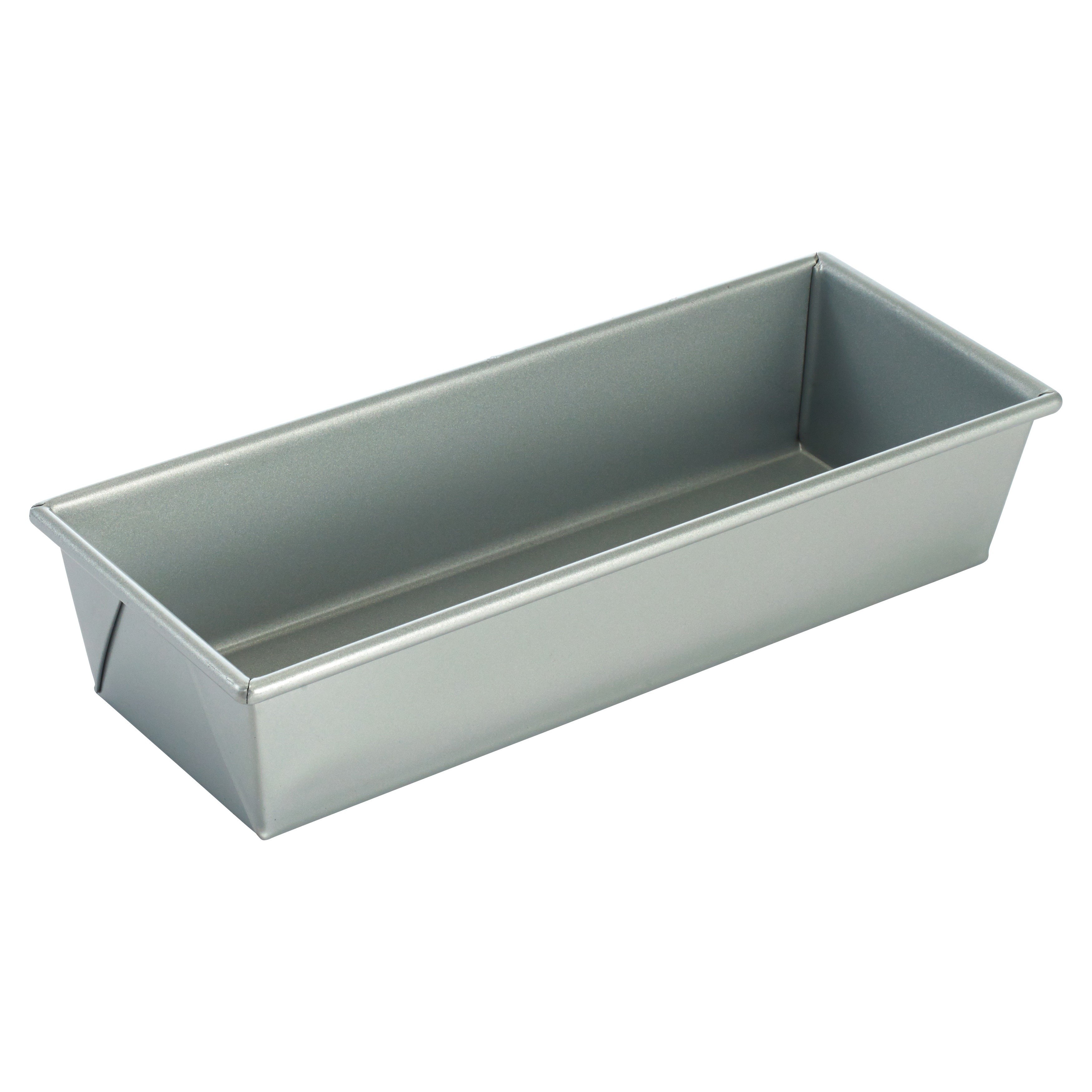 Winco HLP-124 Aluminized Steel 1-1/2 Lb. Loaf Pan with Silicone Glaze