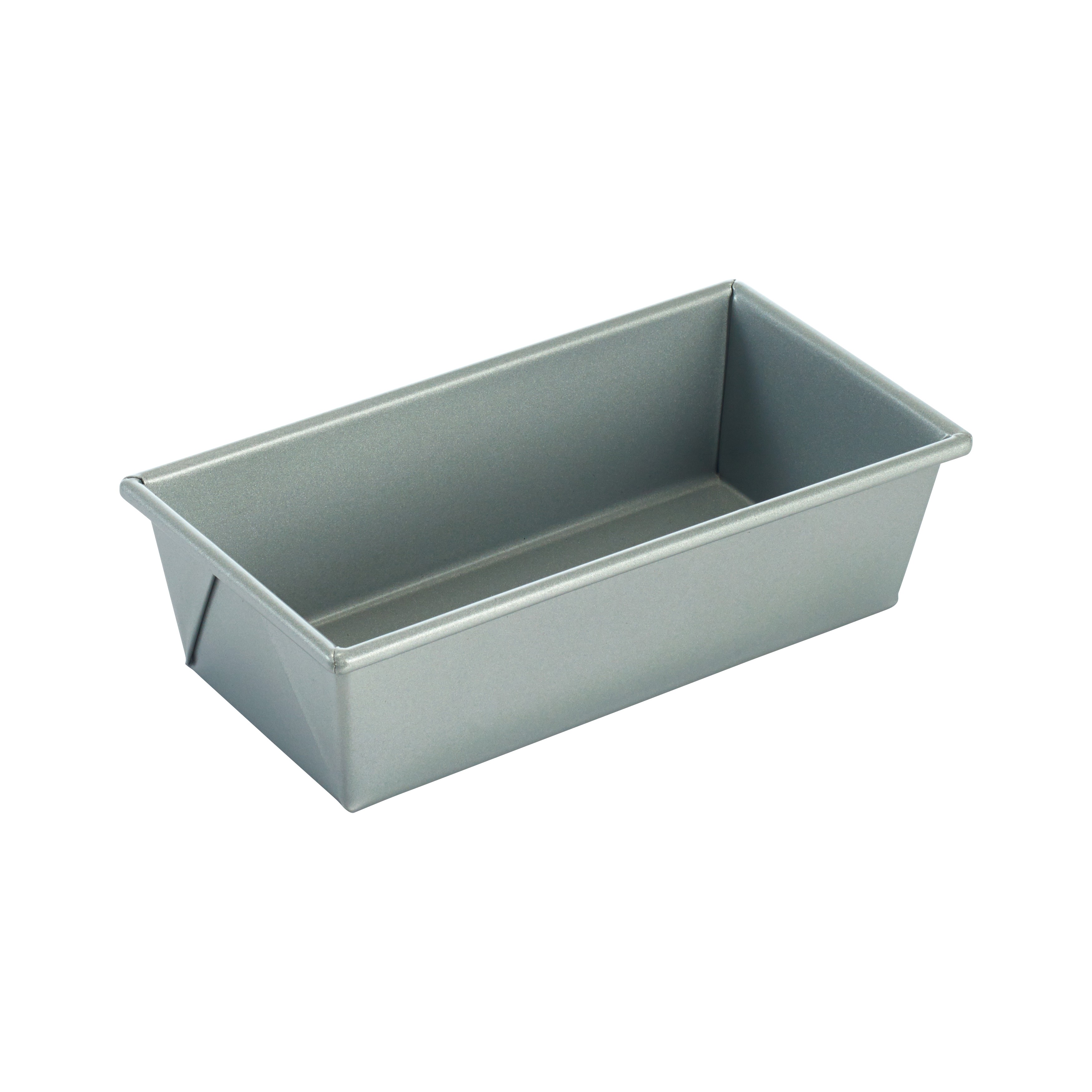 Winco HLP-94 Aluminized Steel 1 Lb. Loaf Pan with Silicone Glaze