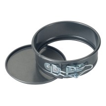 Winco HSP-042 Aluminized Steel Springform Cake Pan, 4" Dia. x 1-1/2"H