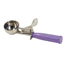 Winco ICD-20P Allergen Free Ice Cream Disher with Purple Handle, Size 20