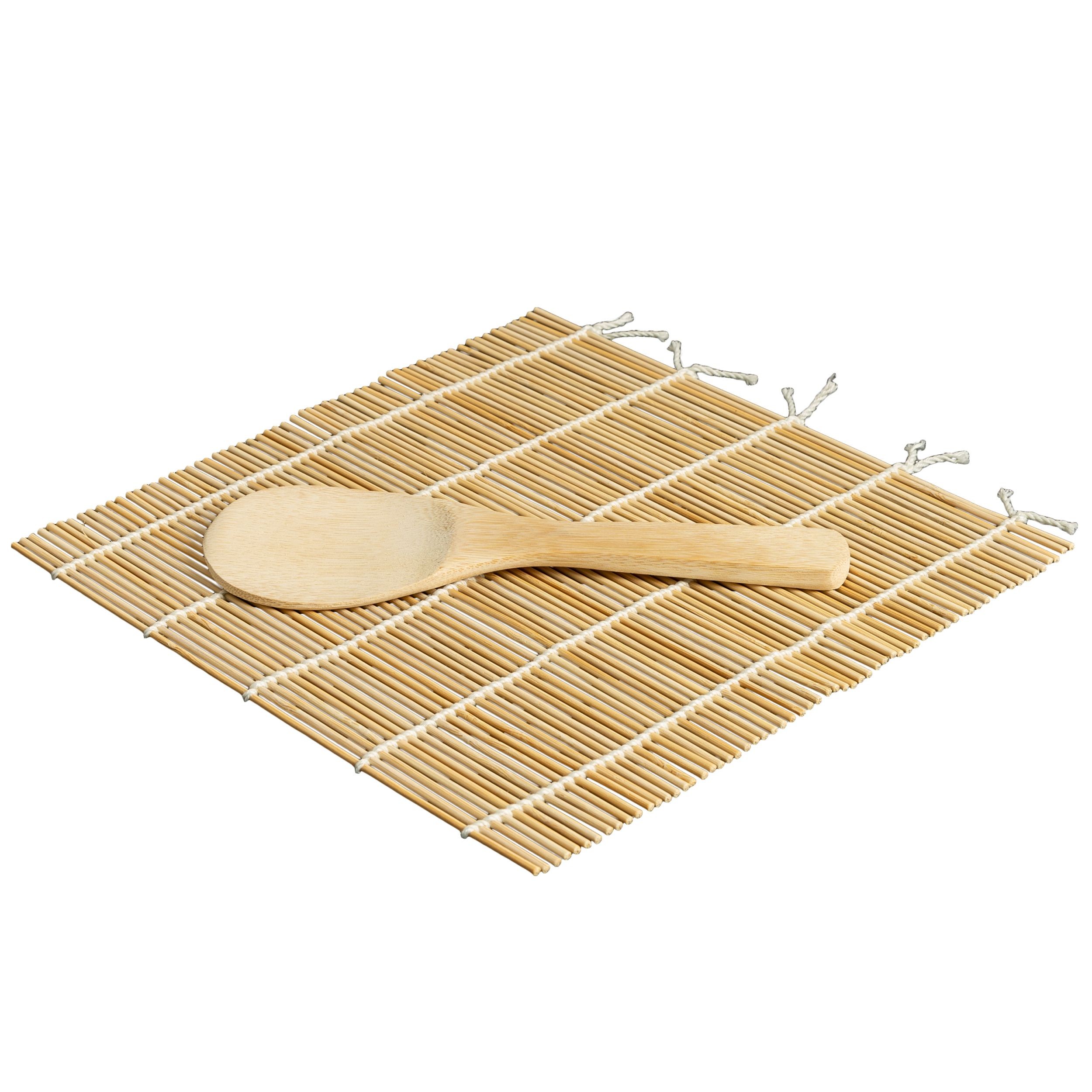 Winco J33-0022 2-Piece Sushi Making Kit with Sushi Roller