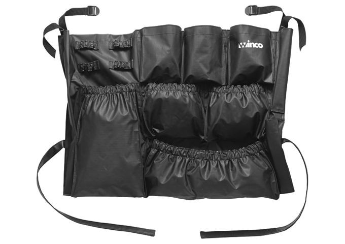 Winco JCB-2920 Black Nylon Caddy Bag for 32 or 44 Gallon Containers