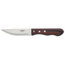 Winco K-82 Jumbo Steak Knives with Pointed Tip, 4-3/4" Blade, Polywood Handle, 6/Pack