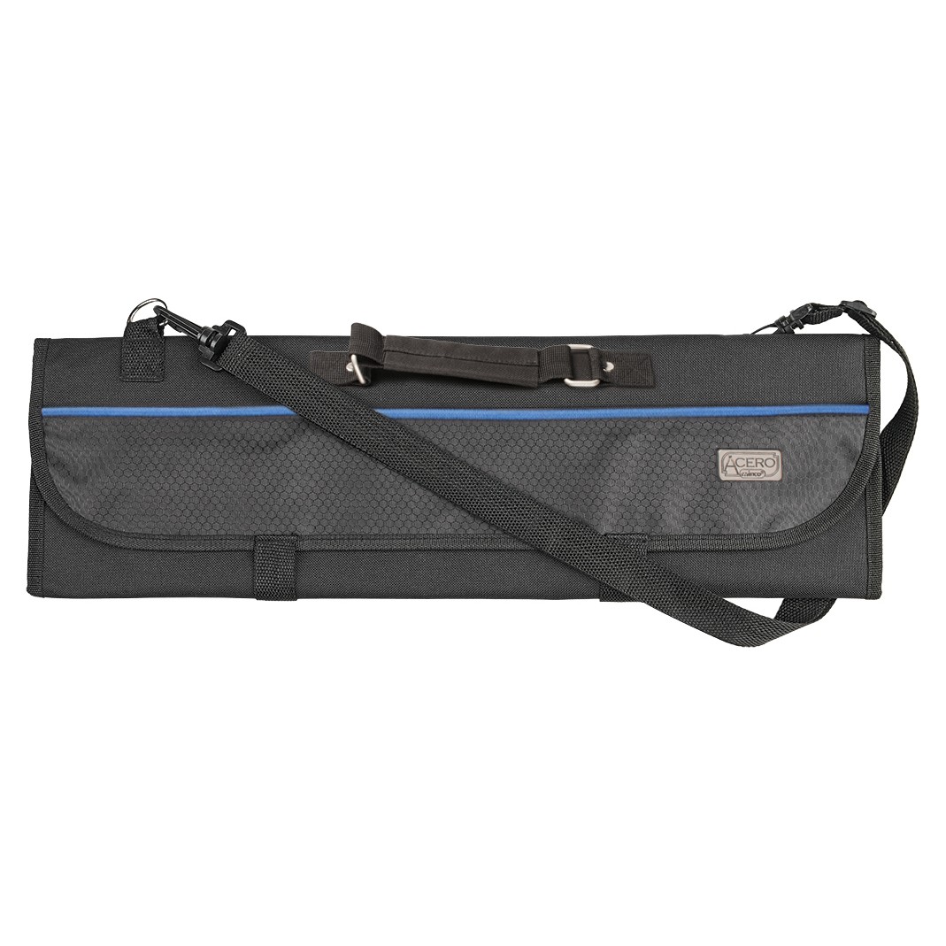 Winco KBG-8 Acero Black Knife Bag, 8-Compartments