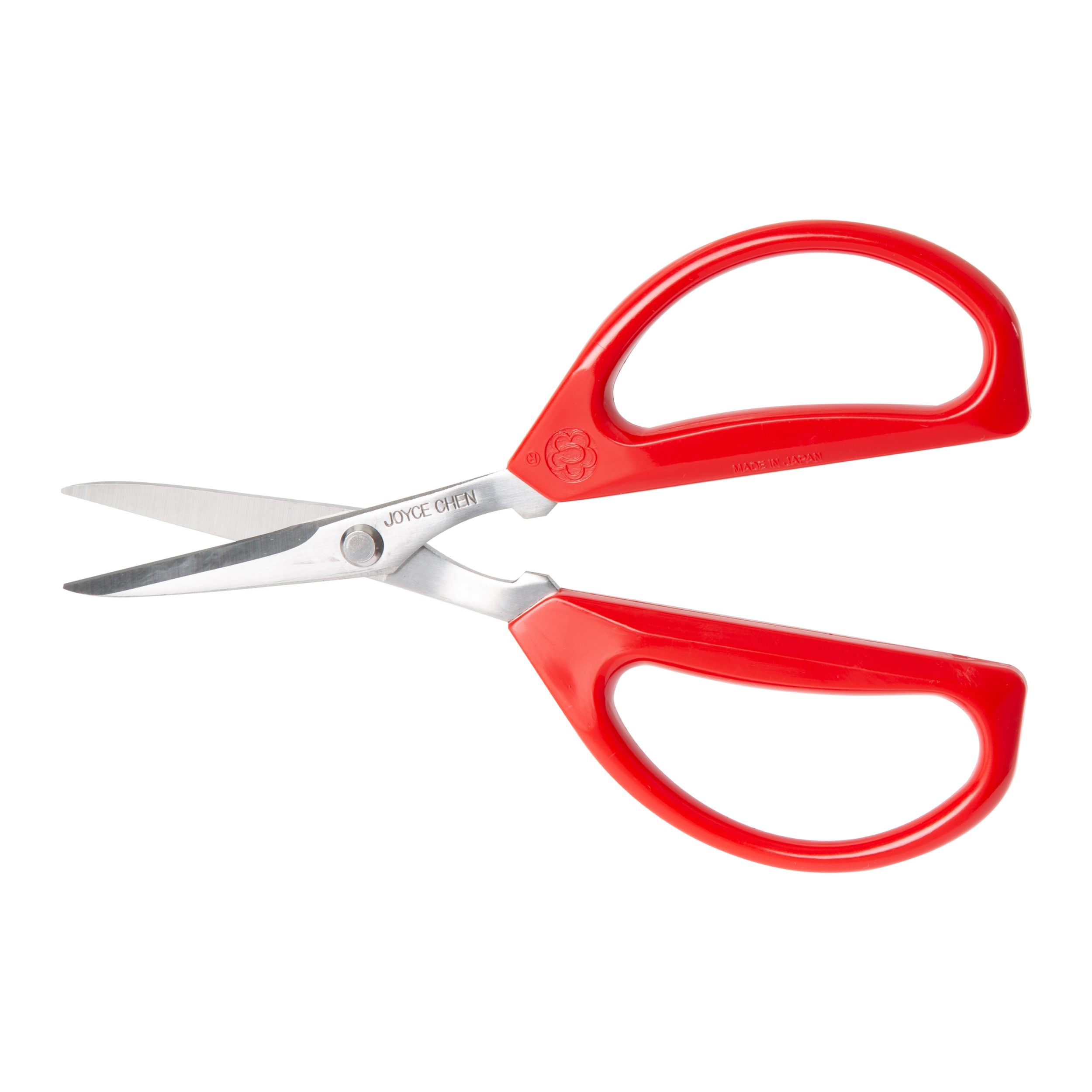 Winco KCHZ09010 Joyce Chen Kitchen Scissors with Red Handles  (2/Pack)