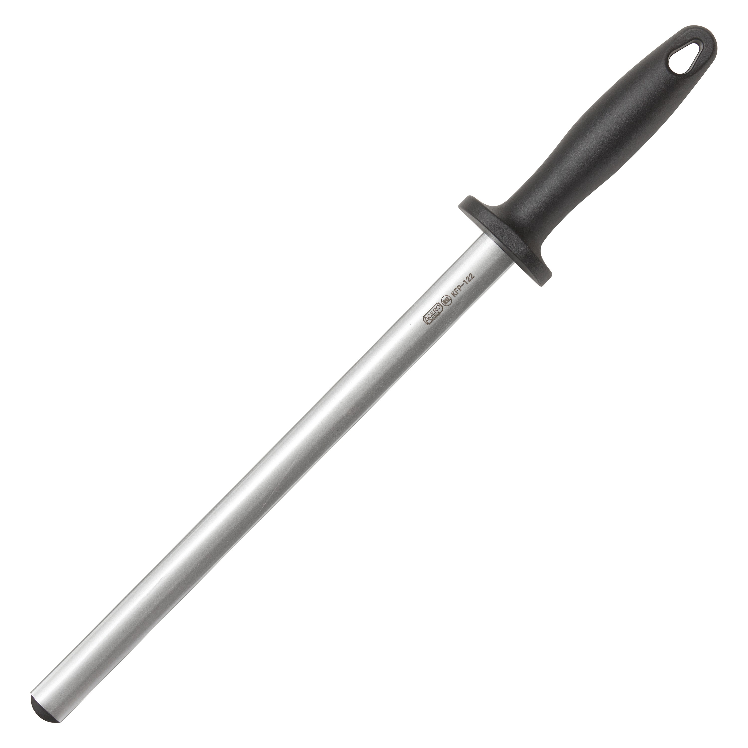 Winco KFP-122 Oval Diamond Sharpening Steel 12"