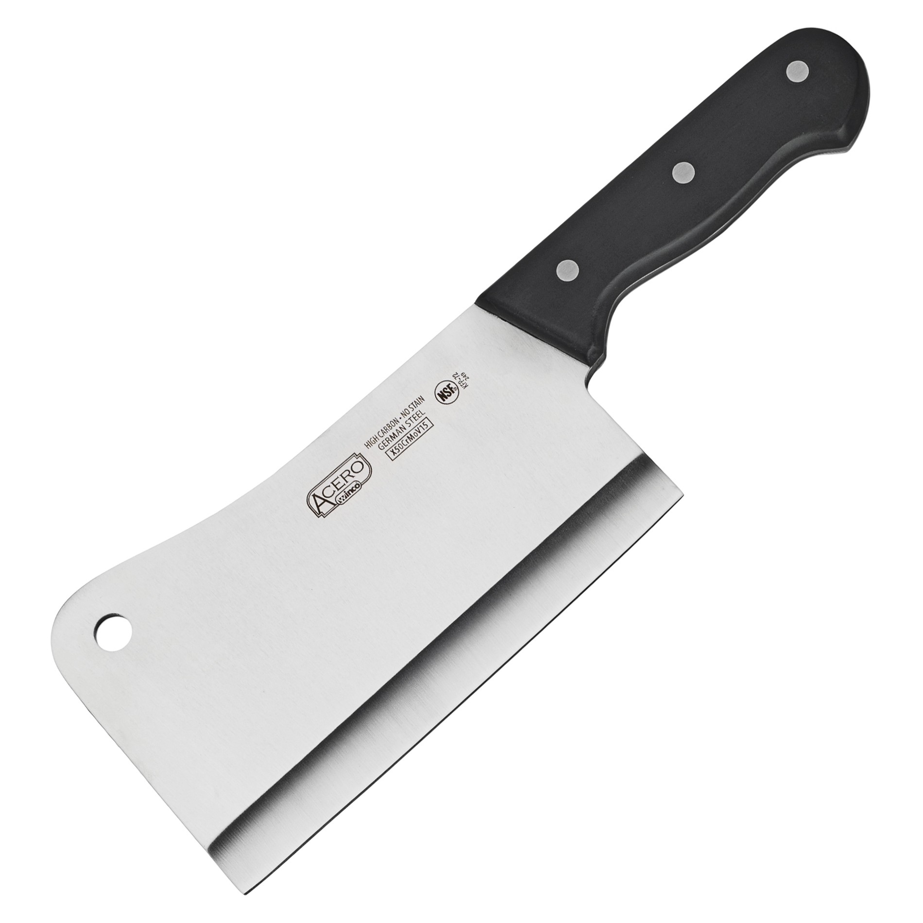Winco KFP-72 Heavy-Duty 7" Cleaver with POM Handle