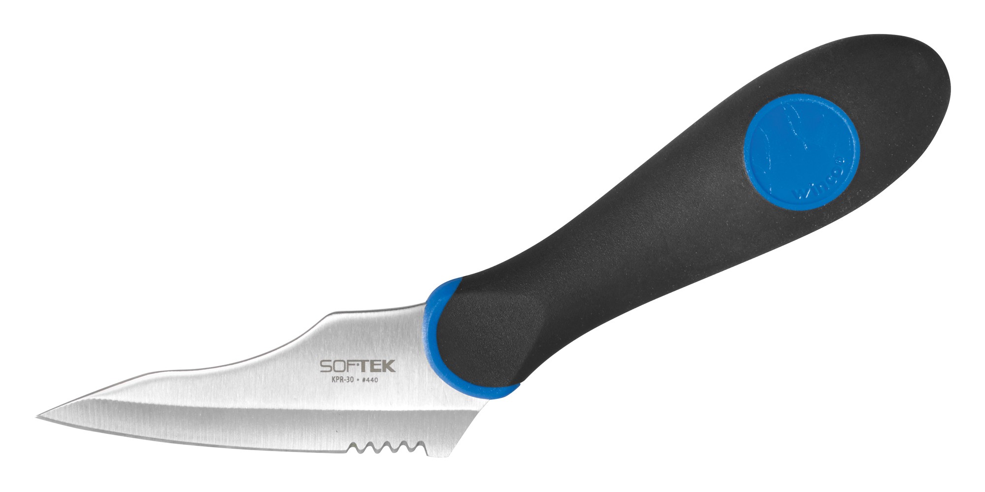 Winco KPR-30 Sof-Tek All-Purpose Utility Knife 3-1/2" (12/Pack)