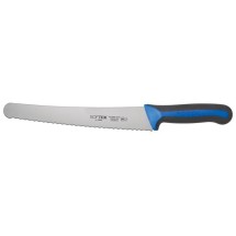 Winco KSTK-102 SofTek 10&quot; Bread/Pastry Knife with Soft Grip Handle