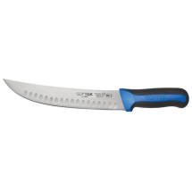 Winco KSTK-103 SofTek 10&quot; Hollow Ground Cimeter Knife with Soft Grip Handle