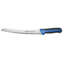 Winco KSTK-91 SofTek 9-1/2&quot; Wavy Edge Bread Knife, Soft Grip Handle