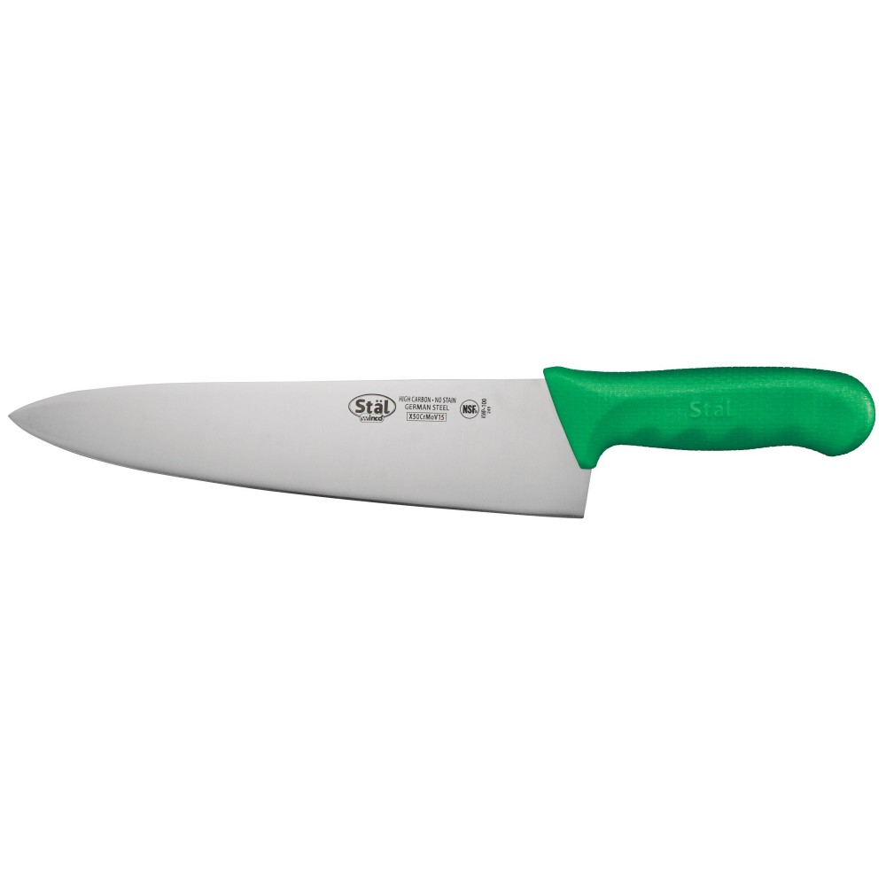 Winco KWP-100U, 10-Inch Stal High Carbon Steel Chef's Knife