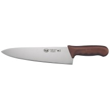 Winco KWP-100N 10&quot; Chef Knife with Brown Handle