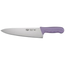 Winco KWP-100P Allergen Free 10&quot; Chef Knife with Purple Handle