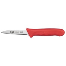 Winco KWP-30R 3-1/4&quot; Paring Knife with Red Handle- 2 pieces